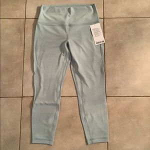 Lululemon Align 25” SZ 12 Hazy Jade soft blue NWT